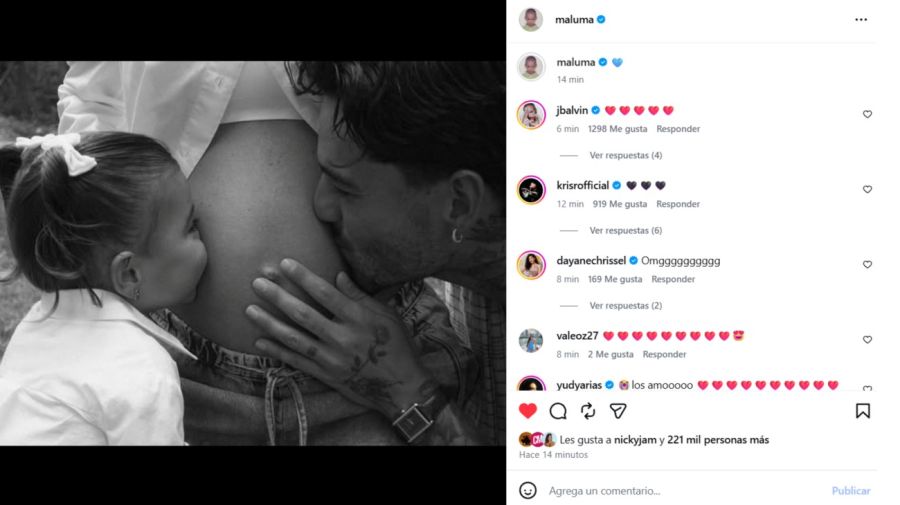 Maluma será papá otra vez