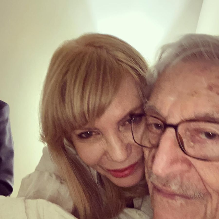 Cecilia Roth y su papá Abrasha Rotenberg