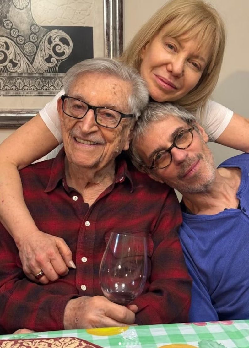 Cecilia Roth y su papá Abrasha Rotenberg