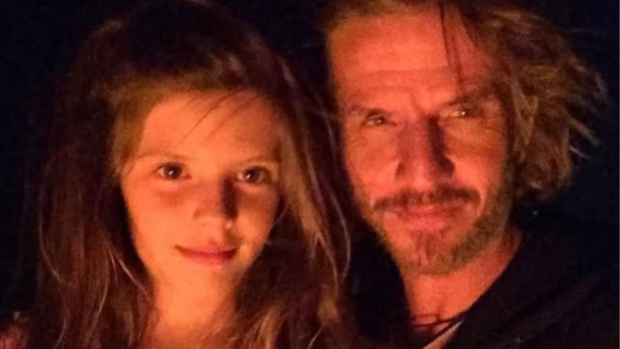 Facundo Arana y su hija