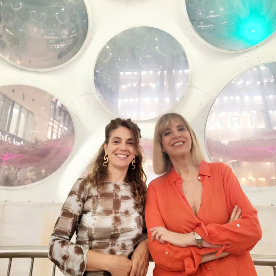 Teté con su hija