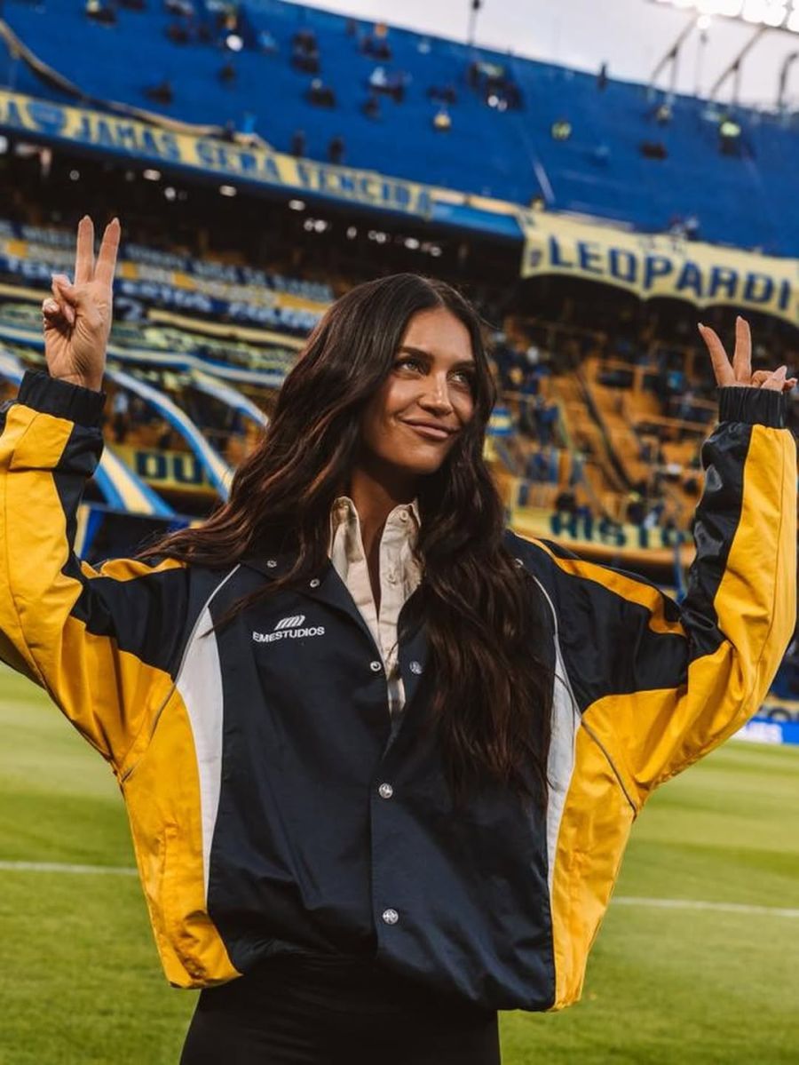 Zaira Nara en la bombonera