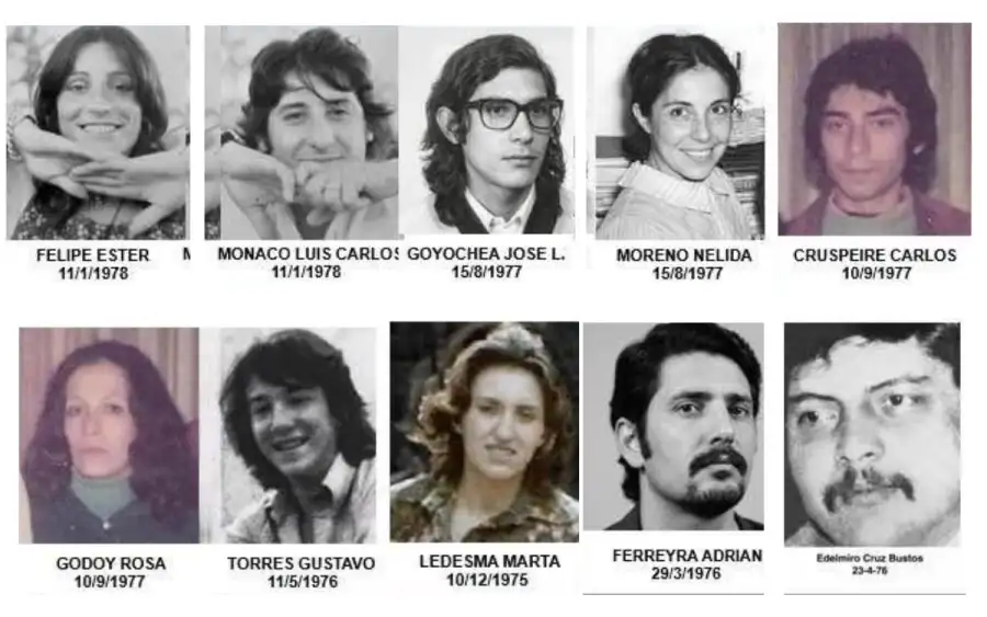 Desaparecidos identificados en La Perla