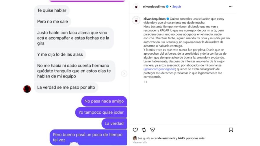 Duki fue denunciado por su tatuador
