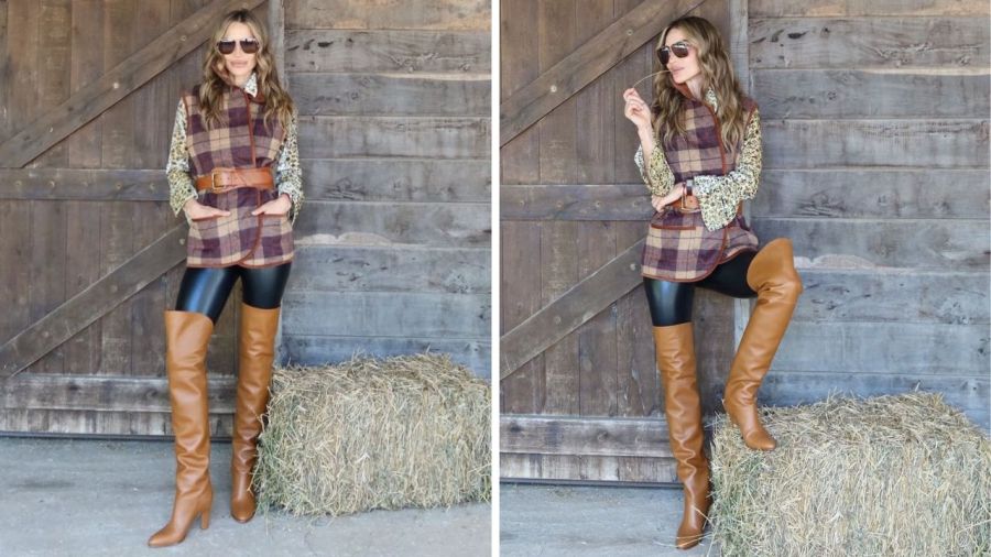 Los looks de María Vázquez con botas XXL