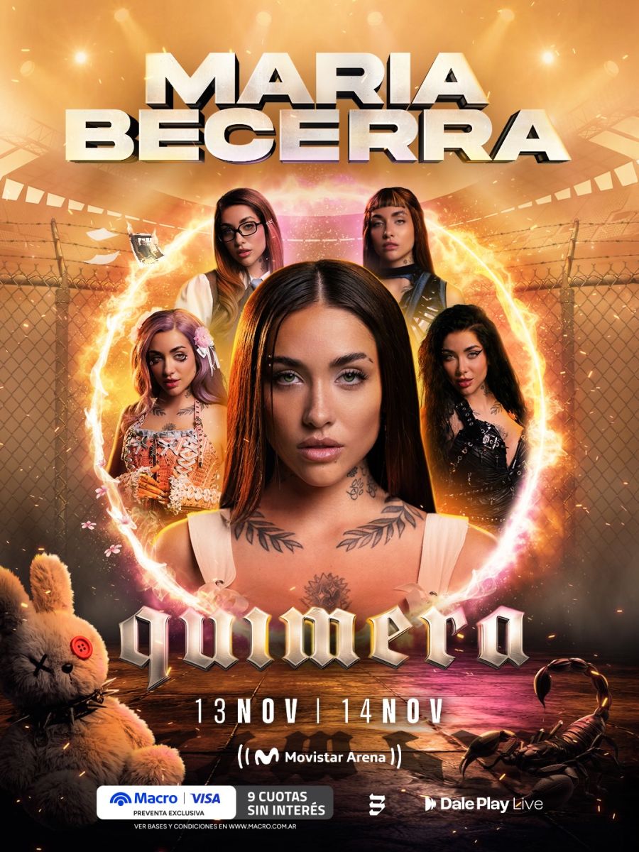 María Becerra en el Movistar Arena
