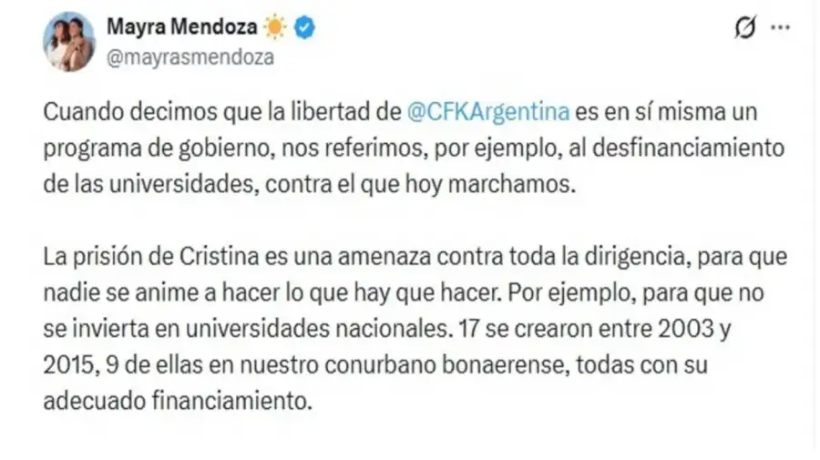 Mayra Mendoza 12052026