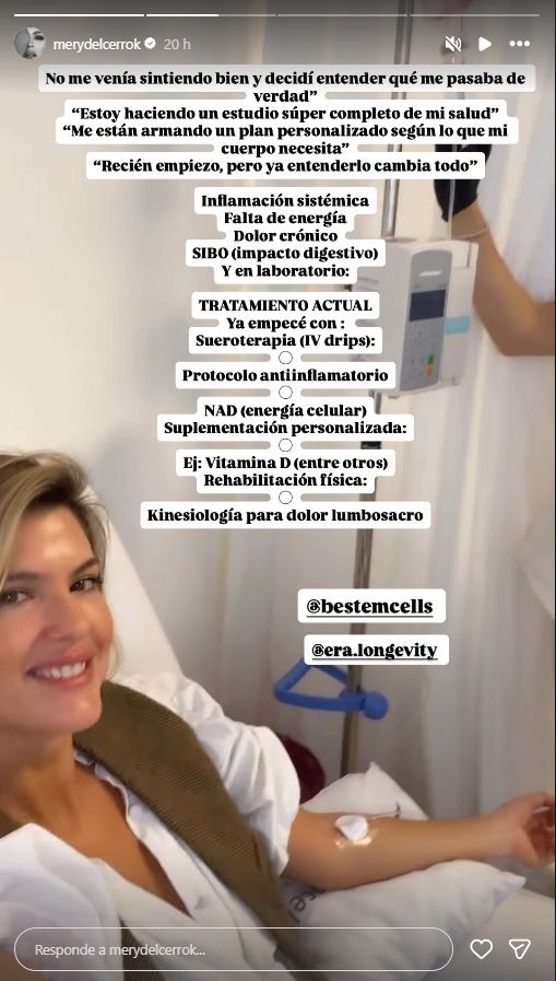 Mery del Cerro habló de sus problemas de salud
