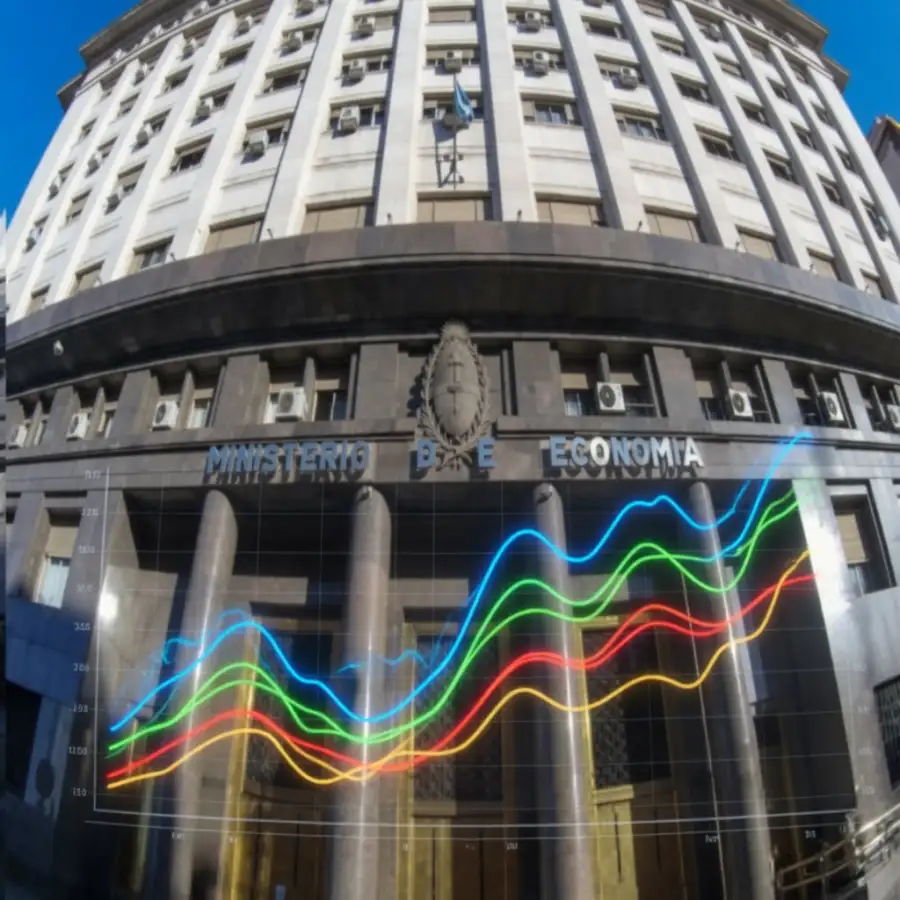 Ministerio de Economía con curvas de lectura.