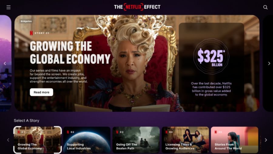 Netflix hace crecer la economía