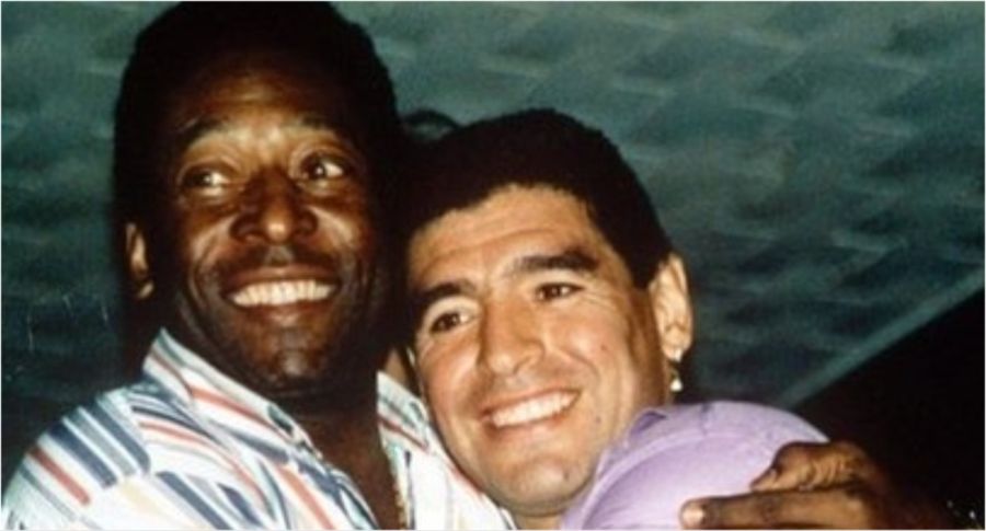 Diego Maradona y Pelé