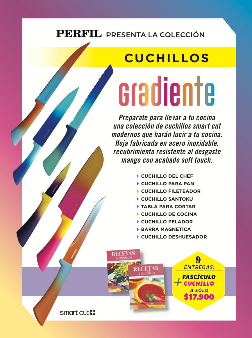 Editorial Perfil presenta sus nuevas colecciones Smart Cut Oro Rosado y Gradiente