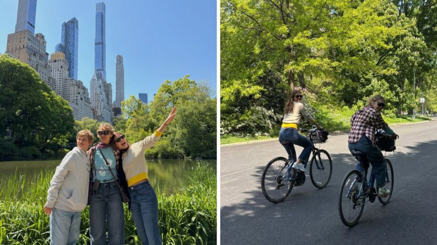 El espectacular viaje de Zuzu Coudeu y Sol Acuña por Nueva York