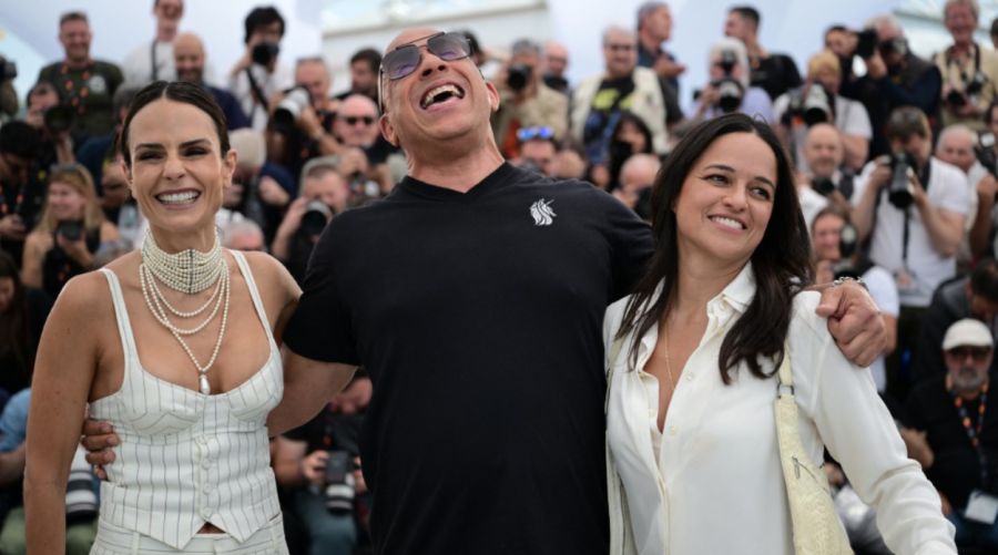 Jordana Brewster, Vin Diesel y Michelle Rodríguez