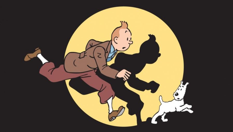 Tintín y su perro Milou