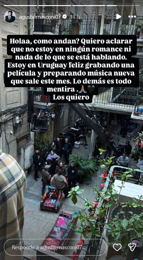 Agustín Bernasconi se cansó de los rumores de romance con Wanda Nara: 