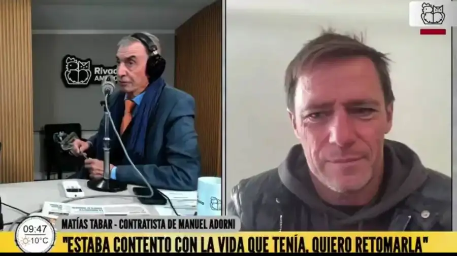 Matias Tabar, contratista de Adorni 14052026
