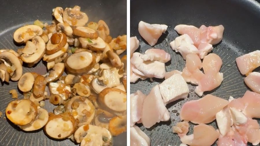 Receta de Risotto con hongos y pollo de Caro Calvagni