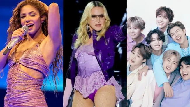 Shakira, Madonna y BTS