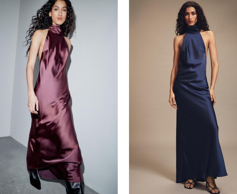 Vestidos lenceros Zara