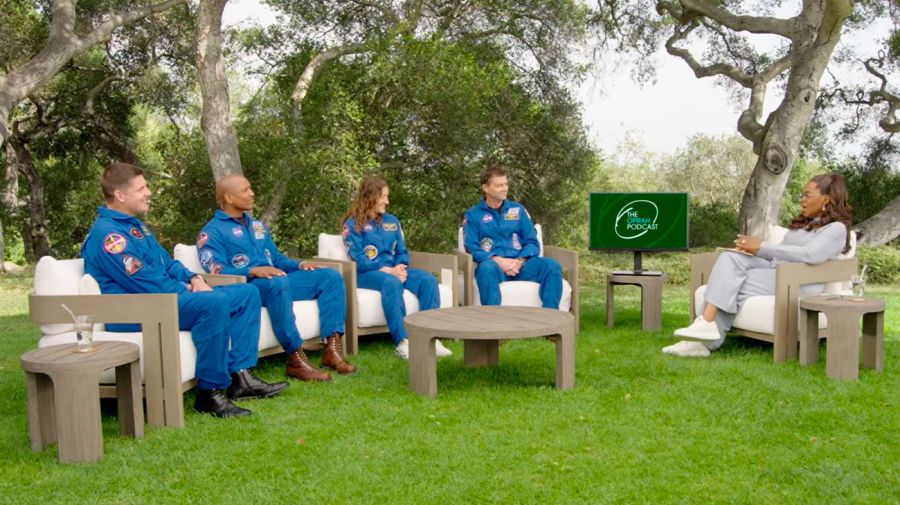 Astronautas de Artemis en entrevista con Oprah Winfrey 15052026