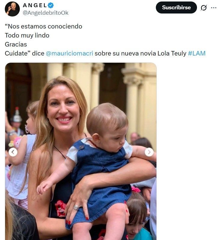 Mauricio Macri rompió el silencio sobre su nueva relación con Dolores Teuly