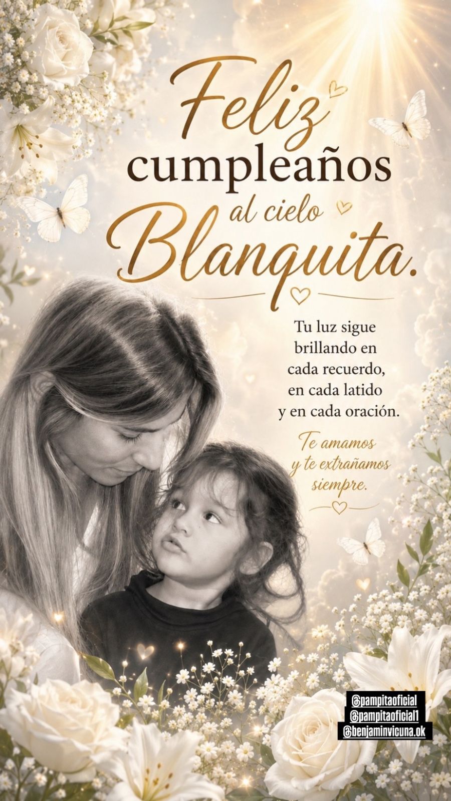 Pampita y Blanca