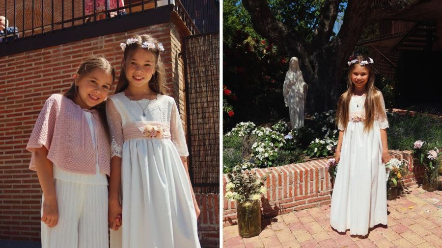 Comunión de Francesca, la hija del Cholo Simeone y Carla Pareyra