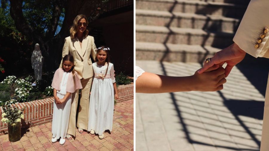 Comunión de Francesca, la hija del Cholo Simeone y Carla Pareyra