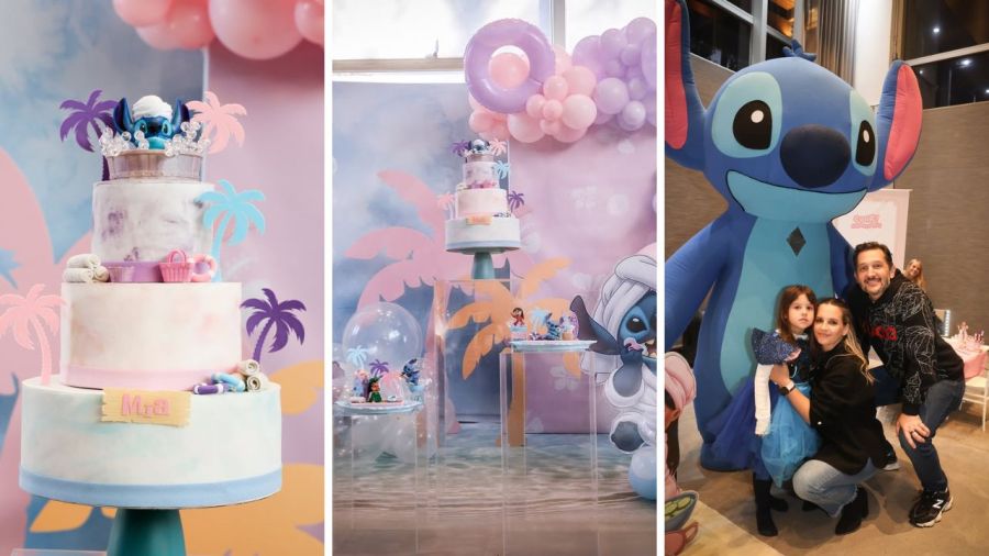 Cumpleaños de mía, la hija de Sabrina Garciarena y Germán Paoloski