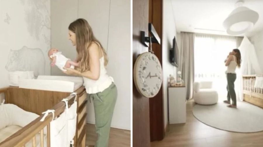 Habitación de Amanda, hija de Maca Rinaldi y Fede Hoppe
