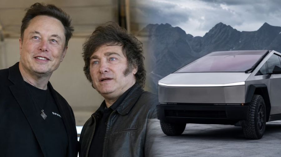 El presidente Javier Milei admitió públicamente que le pidió a Elon Musk un vehículo Tesla 