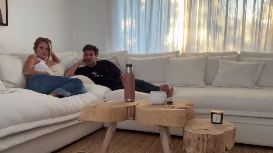 El nuevo living de Rocío Pardo y Nicolás Cabré