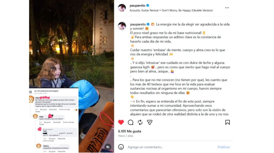 La respuesta de Paula Pareto a un hater