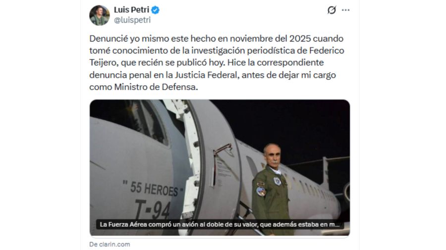 Luis Petri en X
