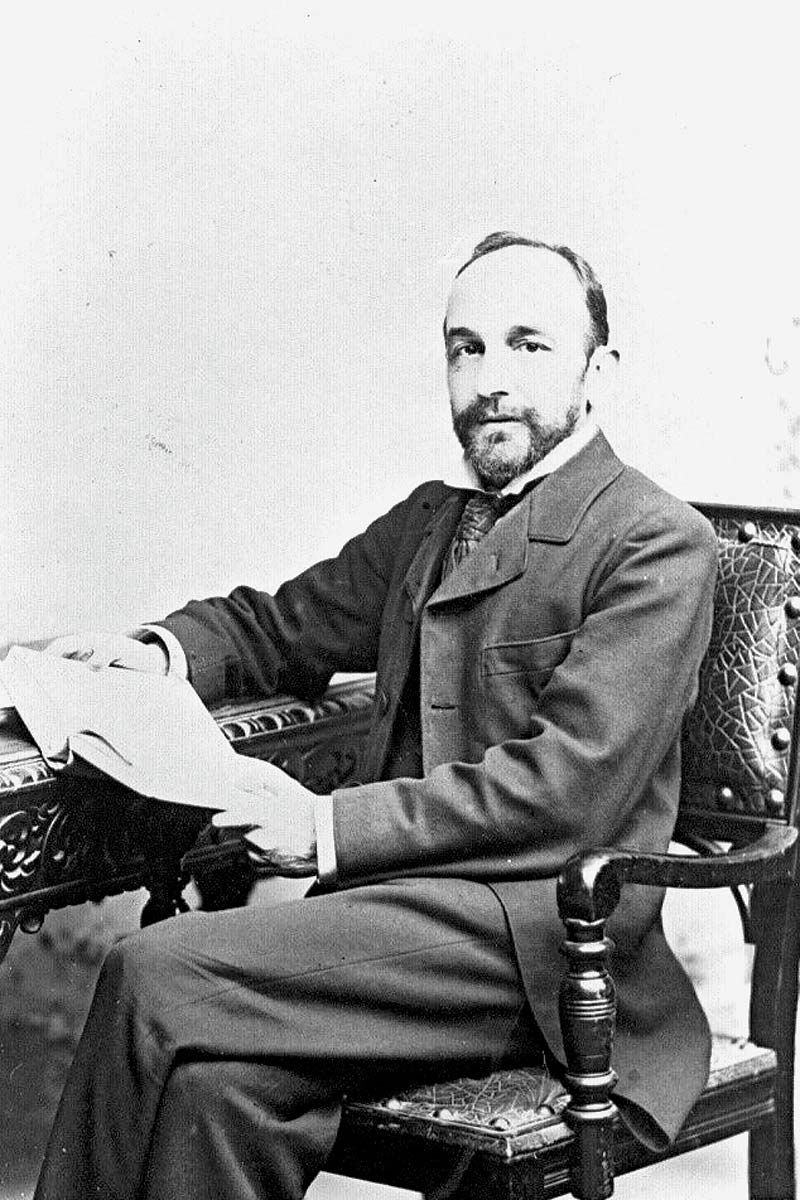 Tebaldo Ricaldoni en su juventud.
