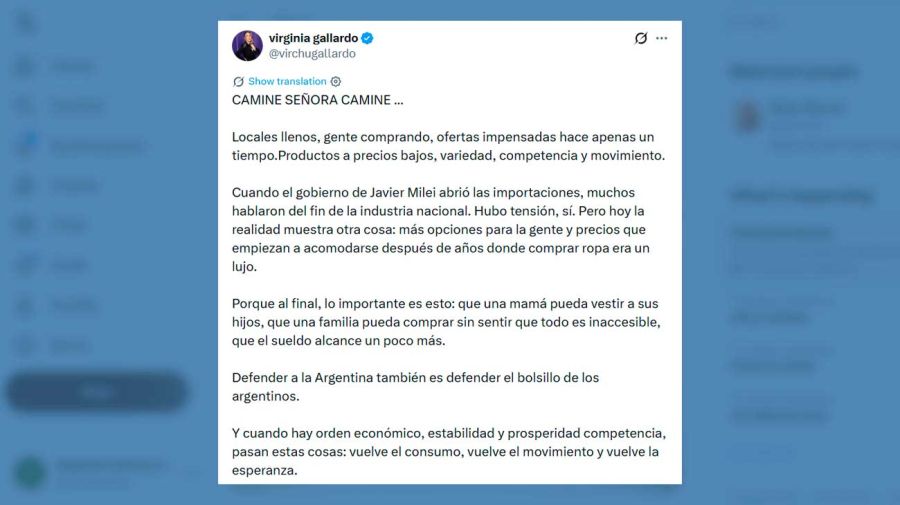 X Virginia Gallardo 17052026