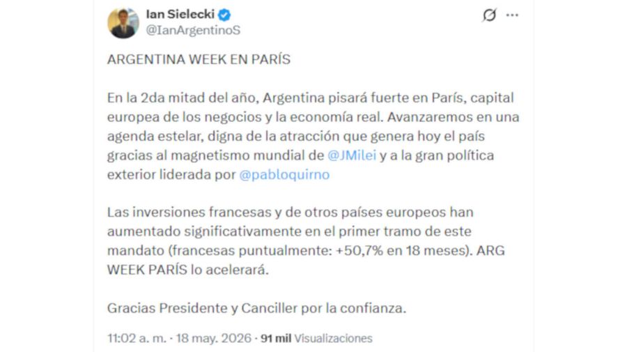 ARGENTINA WEEK EN PARÍS 18052026