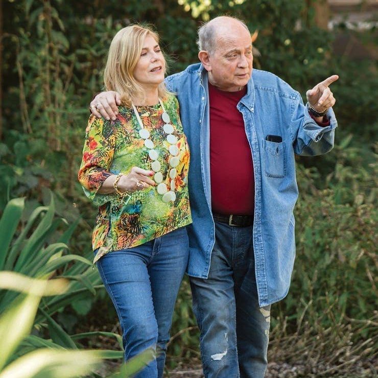 Chiche Gelblung y Cristina Seoane