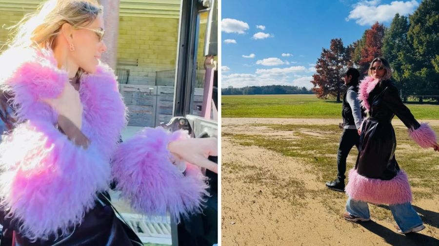 El abrigo estilo Mob Wife de Anita Espasandín