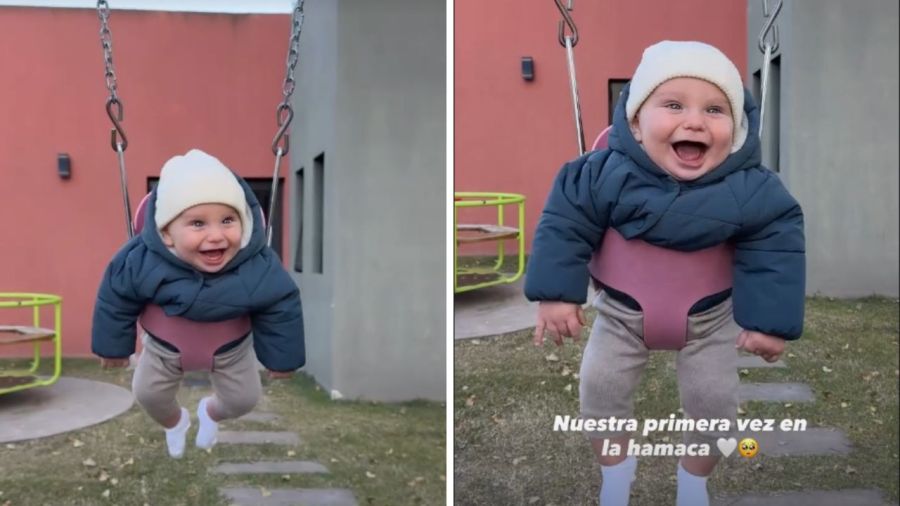 Faustino, el hijo de Eva Bargiela y Gianluca Simeone