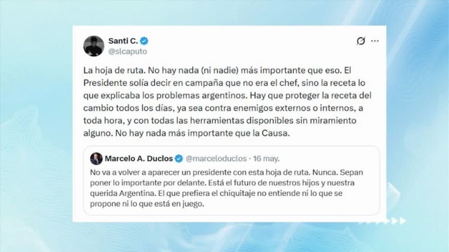 DÍA 891: SANTIAGO CAPUTO: “¿QUÉ PASA ‘GENERAL’ QUE ESTÁ LLENO DE CASTA EL GOBIERNO LIBERAL”?