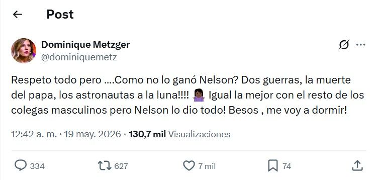 Dominique Metzger por Nelson Castro