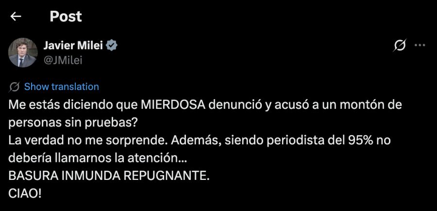 Javier Milei