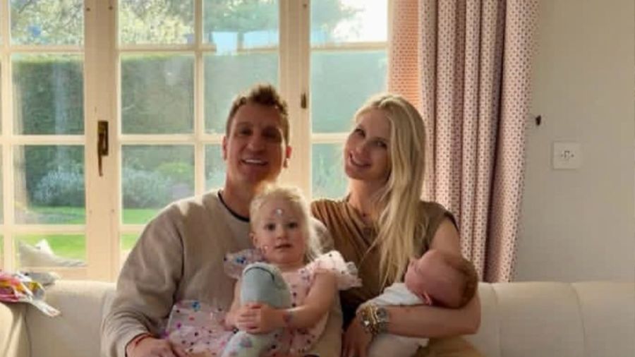 Maxi López y su familia