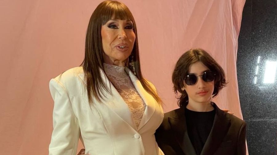 Moria Casán y su nieto, Dante