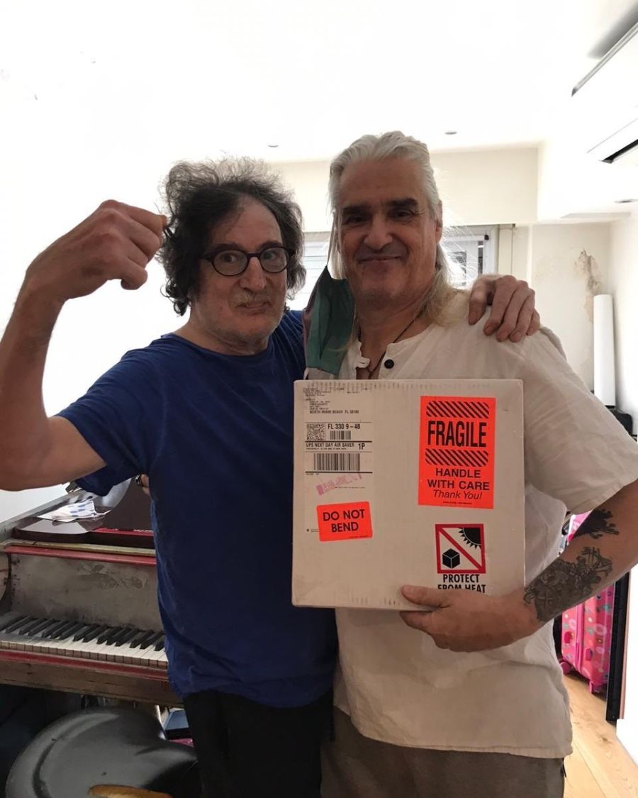 Roberto Pettinato y Charly García