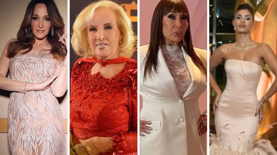 Vero Lozano, Mirta Legrand, Moría Casán y Juli Poggio