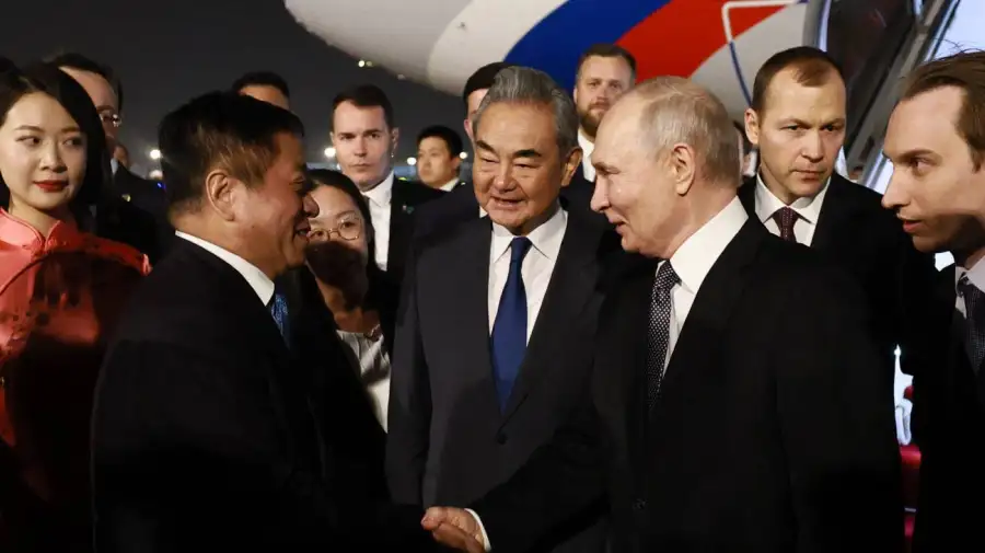 Vladimir Putin en China