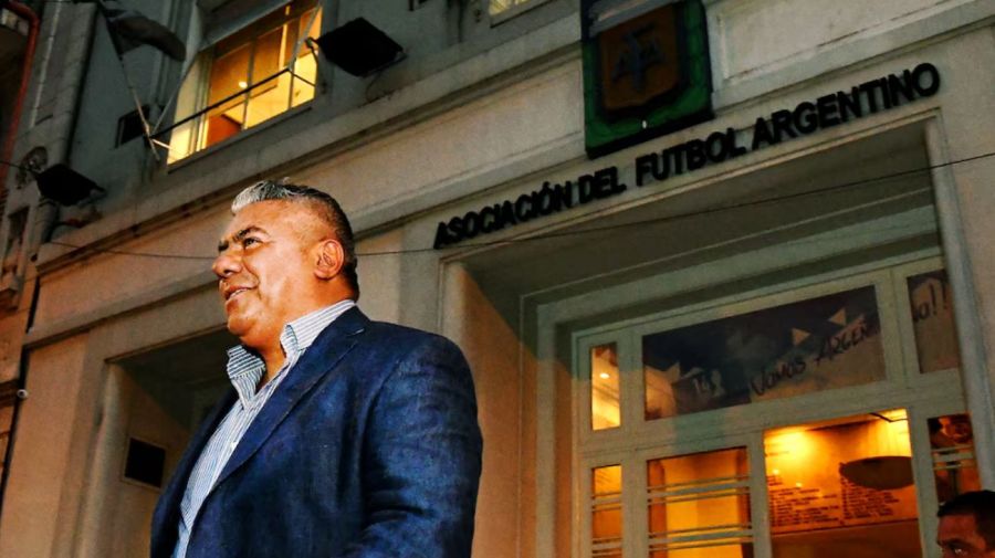 El presidente de la Asociación del Fútbol Argentino (AFA), Claudio 'Chiqui' Tapia